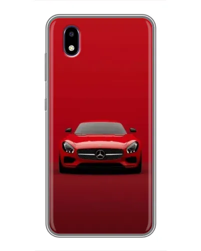 Чехол для ZTE Blade A3 (2020) с картинкой «Красный Mercedes AMG»