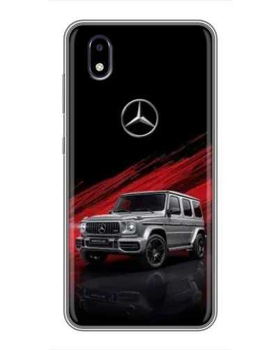 Чехол для ZTE Blade A3 (2020) с картинкой «Mercedes G-Class красный»