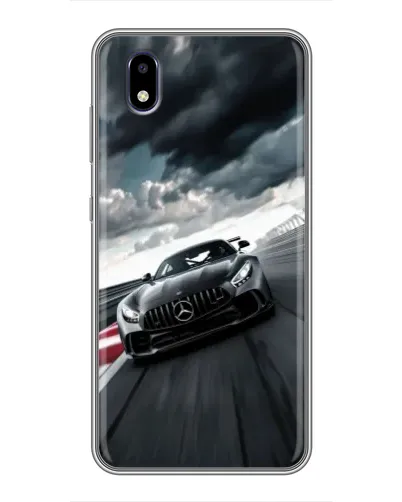 Чехол для ZTE Blade A3 (2020) с картинкой «Гоночный Mercedes AMG»