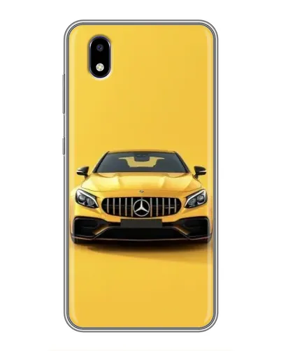 Чехол для ZTE Blade A3 (2020) с картинкой «Желтый Mercedes GT»