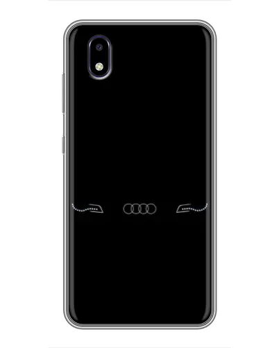 Чехол для ZTE Blade A3 (2020) с картинкой «Audi — световой подпись»