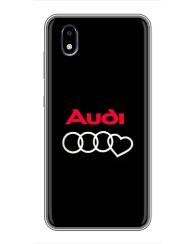Чехол для ZTE Blade A3 (2020) с картинкой «Логотип Audi Heart»