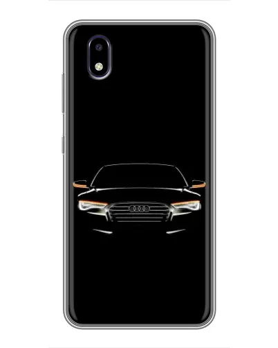 Чехол для ZTE Blade A3 (2020) с картинкой «Audi — ночной контур»