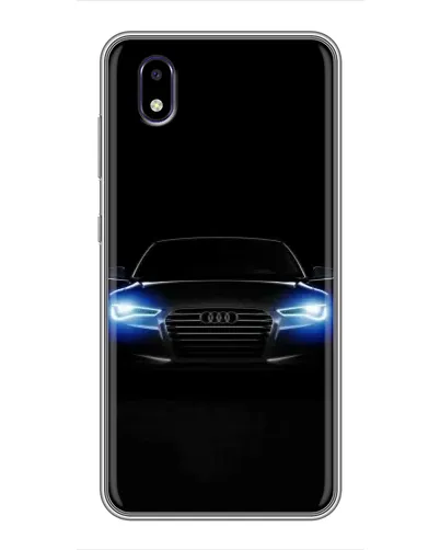 Чехол для ZTE Blade A3 (2020) с картинкой «Audi в неоне»