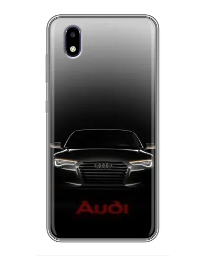 Чехол для ZTE Blade A3 (2020) с картинкой «Audi — градиентный контур»
