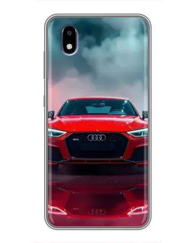 Чехол для ZTE Blade A3 (2020) с картинкой «Audi RS — красный стиль»