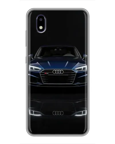 Чехол для ZTE Blade A3 (2020) с картинкой «Audi — ночное отражение»