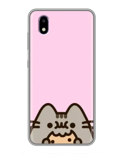 Чехол для ZTE Blade A3 (2020) с картинкой «Pusheen и печенье»