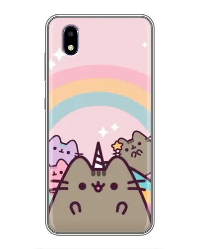 Чехол для ZTE Blade A3 (2020) с картинкой «Единорог Pusheen»