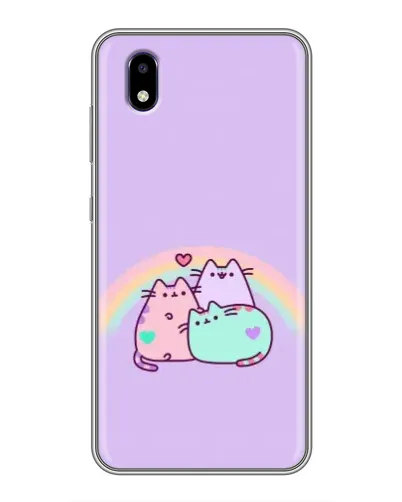 Чехол для ZTE Blade A3 (2020) с картинкой «Радужные Пушины»