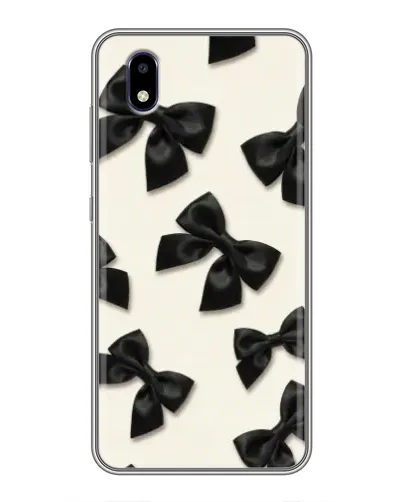 Чехол для ZTE Blade A3 (2020) с картинкой «Черные бантики» Чехол для ZTE Blade A3 (2020) с картинкой «Черные бантики»
