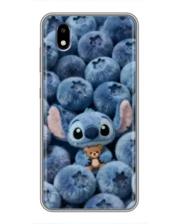 Чехол для ZTE Blade A3 (2020) с картинкой «Стич и голубика» Чехол для ZTE Blade A3 (2020) с картинкой «Стич и голубика»