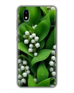 Чехол для ZTE Blade A3 (2020) с картинкой «Ландыши в зелени»