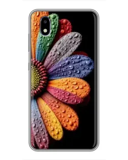 Чехол для ZTE Blade A3 (2020) с картинкой «Радужный цветок»