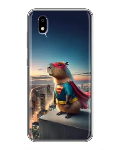 Чехол для ZTE Blade A3 (2020) с картинкой «Капи-мен супергерой»
