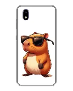 Чехол для ZTE Blade A3 (2020) с картинкой «Капибара в очках»