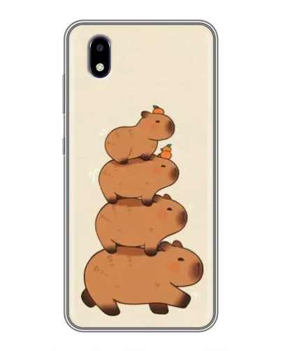 Чехол для ZTE Blade A3 (2020) с картинкой «Башня из капибар»