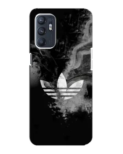 Чехол для ZTE Blade A31 Plus с картинкой «Абстрактный дым Adidas»