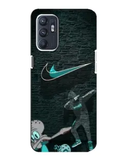 Чехол для ZTE Blade A31 Plus с картинкой «Спортивный арт Nike»