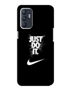 Чехол для ZTE Blade A31 Plus с картинкой «Текстовый принт Nike»