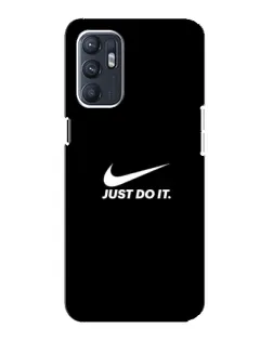 Чехол для ZTE Blade A31 Plus с картинкой «Минимализм от Nike»