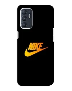 Чехол для ZTE Blade A31 Plus с картинкой «Золотой логотип Nike»
