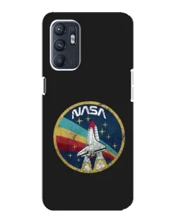 Чехол для ZTE Blade A31 Plus с картинкой «NASA — эмблема миссии»