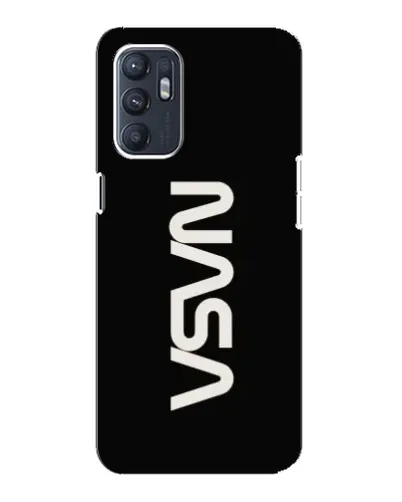 Чехол для ZTE Blade A31 Plus с картинкой «NASA — вертикальный логотип»