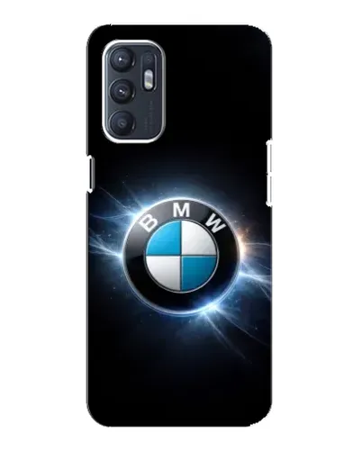Чехол для ZTE Blade A31 Plus с картинкой «BMW — неоновое сияние»