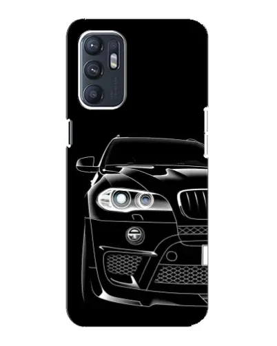 Чехол для ZTE Blade A31 Plus с картинкой «Темный силуэт BMW»