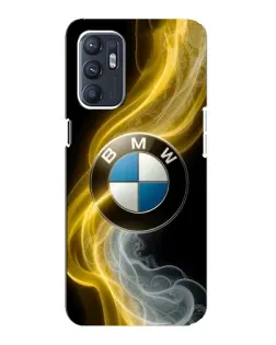Чехол для ZTE Blade A31 Plus с картинкой «Золотистый дым BMW»