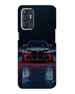 Чехол для ZTE Blade A31 Plus с картинкой «BMW на мокрой дороге»