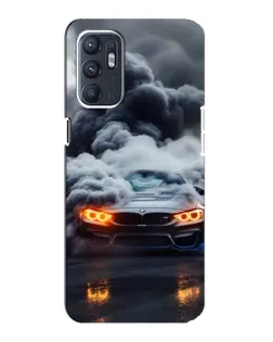 Чехол для ZTE Blade A31 Plus с картинкой «BMW в дыму»