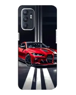 Чехол для ZTE Blade A31 Plus с картинкой «Красная BMW на дороге»