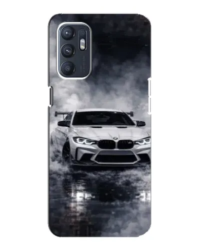 Чехол для ZTE Blade A31 Plus с картинкой «BMW сквозь туман»