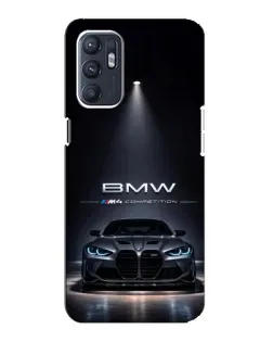Чехол для ZTE Blade A31 Plus с картинкой «BMW сквозь ночной город»
