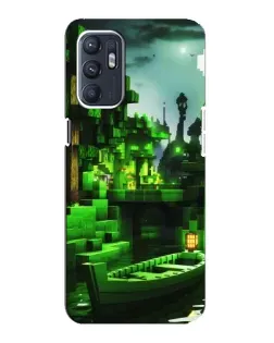 Чохол для ZTE Blade A31 Plus з картинкою «Minecraft лісовий пейзаж»