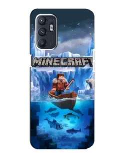 Чохол для ZTE Blade A31 Plus з картинкою «Minecraft льодянийсвіт»