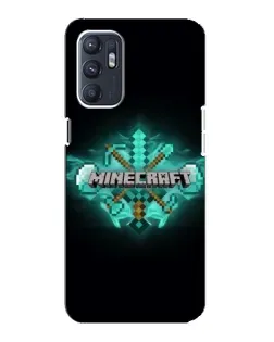 Чохол для ZTE Blade A31 Plus з картинкою «Minecraft Diamond лого»
