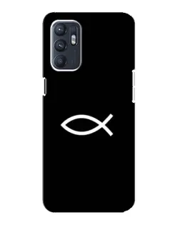 Чехол для ZTE Blade A31 Plus с картинкой «Символ рыбы Jesus» Чехол для ZTE Blade A31 Plus с картинкой «Символ рыбы Jesus»