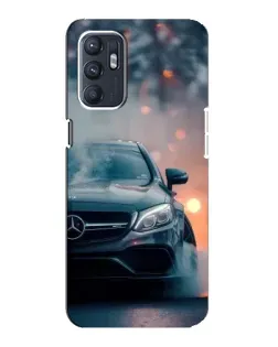 Чехол для ZTE Blade A31 Plus с картинкой «Mercedes — ночной город»