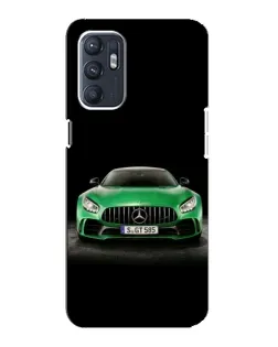 Чехол для ZTE Blade A31 Plus с картинкой «Mercedes — неоновый лого»