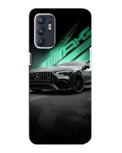 Чехол для ZTE Blade A31 Plus с картинкой «Темный Mercedes AMG»