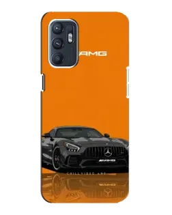 Чехол для ZTE Blade A31 Plus с картинкой «Оранжевый Mercedes AMG»