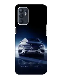Чехол для ZTE Blade A31 Plus с картинкой «Ночной Mercedes EQ»
