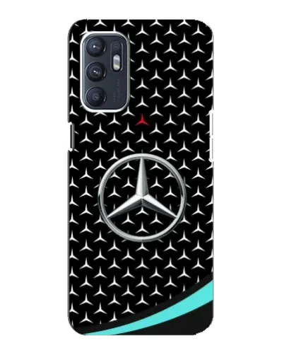 Чехол для ZTE Blade A31 Plus с картинкой «Mercedes — бирюзовый акцент»