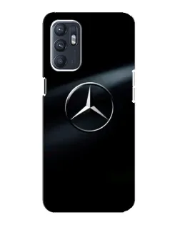 Чехол для ZTE Blade A31 Plus с картинкой «Mercedes на металле»