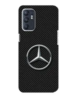 Чехол для ZTE Blade A31 Plus с картинкой «Карбоновый Mercedes стиль»