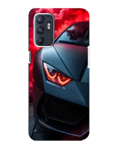 Чехол для ZTE Blade A31 Plus с картинкой «Lamborghini красное сияние»