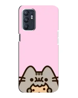 Чехол для ZTE Blade A31 Plus с картинкой «Pusheen и печенье»